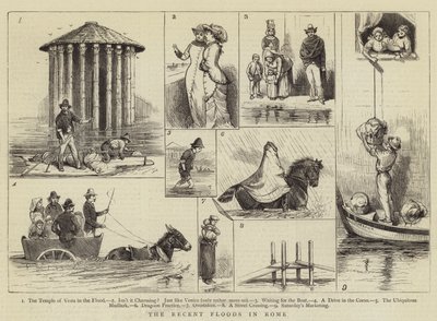 ローマの最近の洪水 作： Alfred Chantrey Corbould